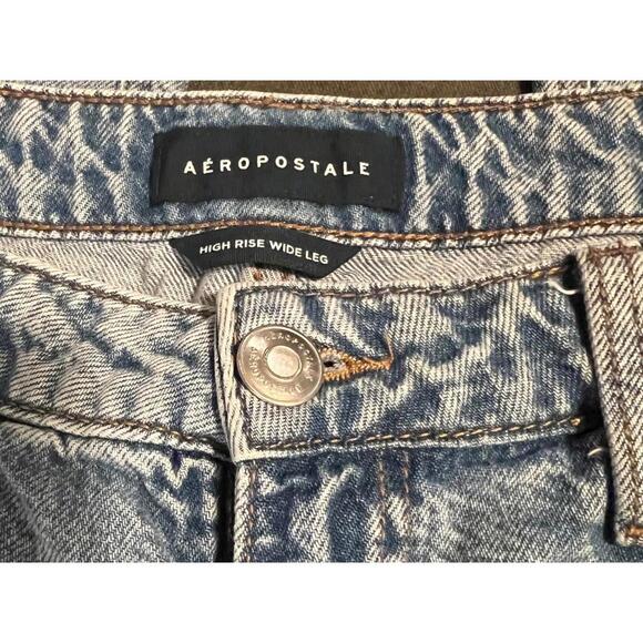 Aeropostale High Rise, Cargo, Wide Leg Women's Jeans, Size 8 - Picture 3 of 7